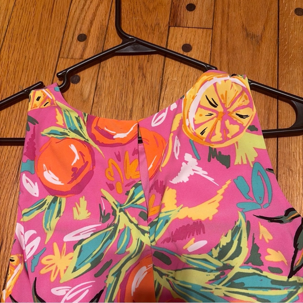 Pappagallo Pink Dress with Colorful Print - Picture 11 of 11